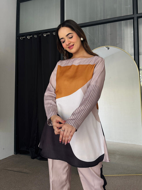 Abstract Winter Co Ord Set